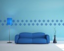 Damask Wall Pattern Decal Modern Vinyl Art Stickers